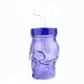 GLASS OIL BURNER OBWP SKULL MIX COLORS
